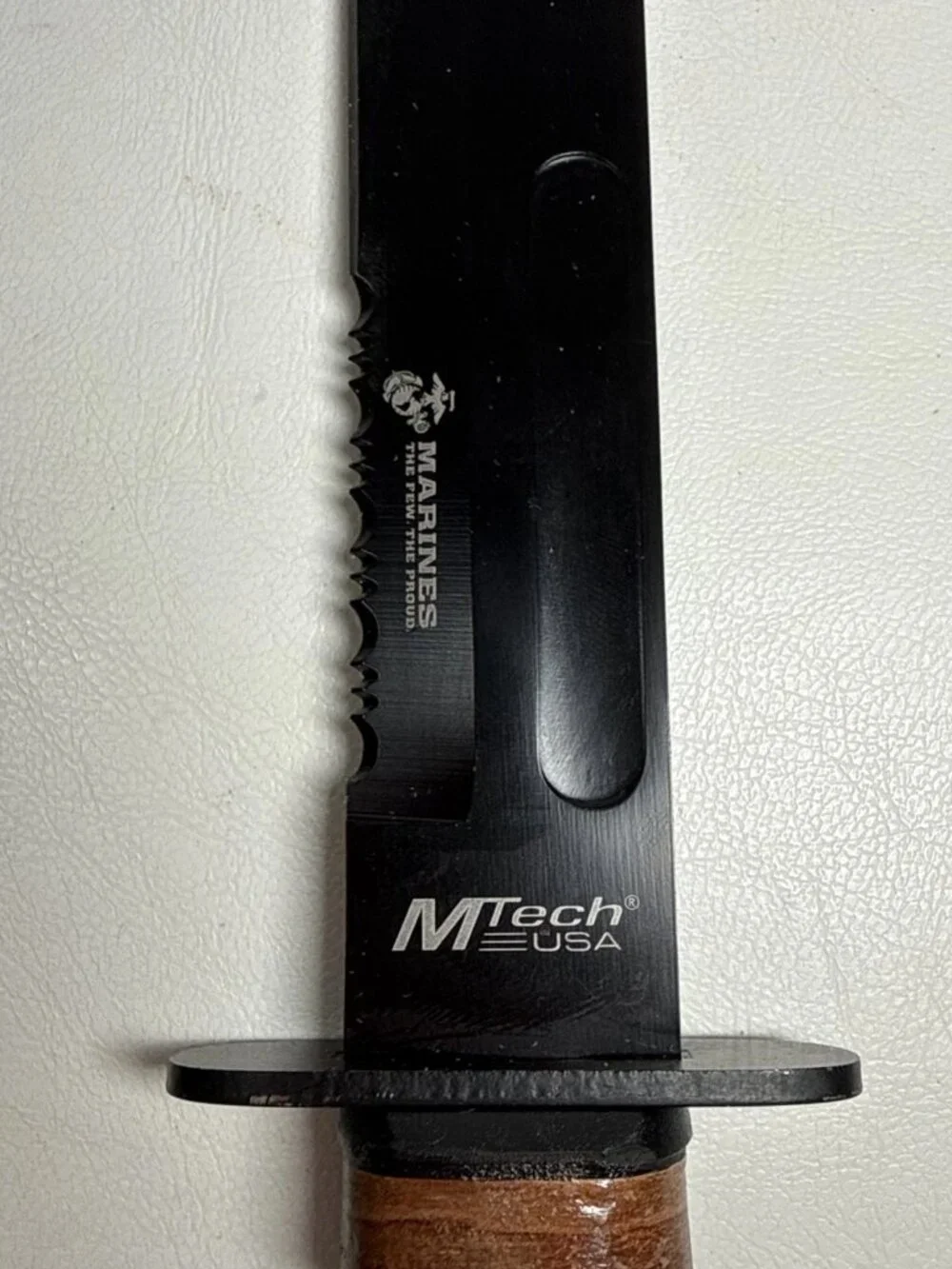 USMC Officially Licensed MTECH 12 inch Utility Knife with Sheath NEW